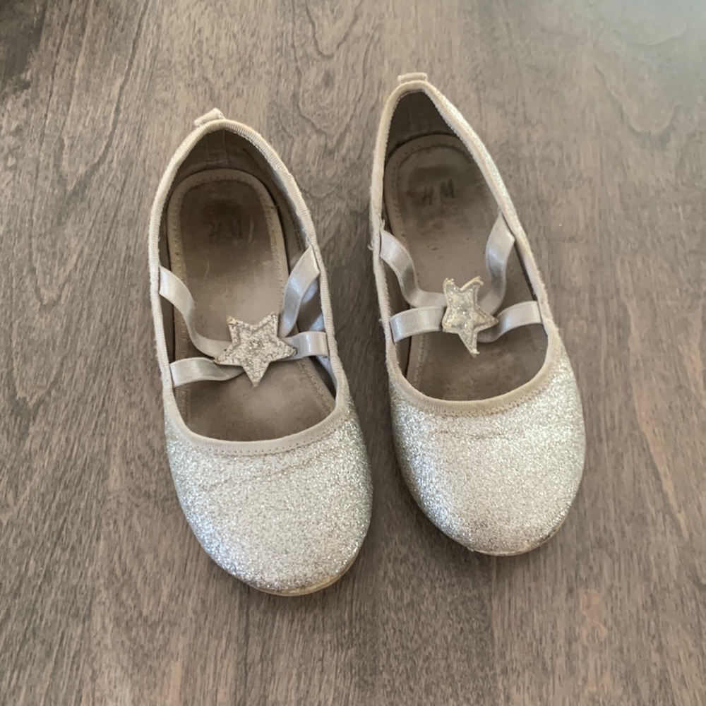 H&M glitter flats
